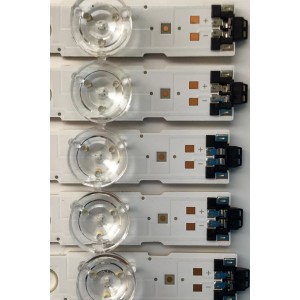 KIT DE LED'S PARA TV SAMSNUG (10 PIEZAS) NUMERO DE PARTE BN96-39655A / BN96-39656A / 39655A / 39656A / S_KU6K_40_FL30_R5_REV1.0_160105 / S_KU6K_40_FL30_L4_REV1.0_160105 / LM41-00239A / LM41-00240A / PANEL CY-GK040HGLV2H / MODELOS UA40KU6000GXXP 